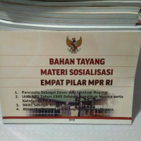 Image of Bahan tayang Materi Sosialisasi Empat pilar MPR RI